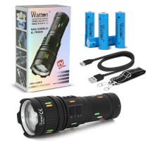 5000 LÜMEN CREE TG LED ŞARJ GÖSTERGELİ EL FENERİ WATTON WT-731