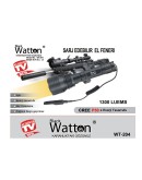 watton-Özel Sarı Renk Tüfek Feneri Watton Wt-204