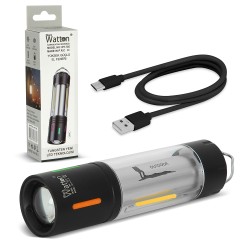 TG LED ŞARJLI KAMP LAMBASI ORTAM ODAK AYDINLATMA WATTON WT-736