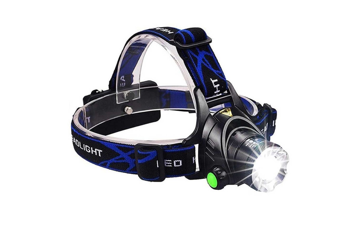 800 Lümen TX6 Şarjlı Zoomlu LED Kafa Feneri Güçlü Aydınlatma