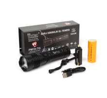 3000 LÜMEN GÜÇLÜ EL FENERİ WATTON WT-600