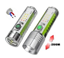 8 Fonksiyonlu Şarjlı LED Fener Yüksek Performanslı Güçlü Aydınlatma Sistemi WT-609