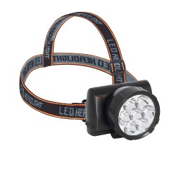 7 Ledli Şarjlı Baret Kafa Lambası Watton Wt-701